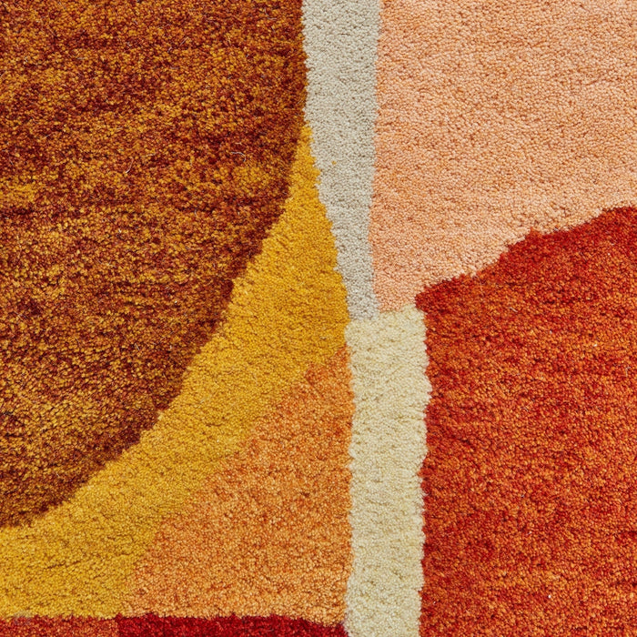 Inaluxe Modern Abstract Designer Wool Drift IX13 Multicolour Rug