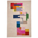 Inaluxe Modern Abstract Designer Wool Hey Ho Lets Go IX14 Multicolour Rug