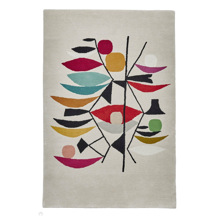 Inaluxe Modern Abstract Designer Wol Verzending Nieuws IX10 Beige/Crème/Beige/Zwart/Rood/Blauw/Meerkleurig Vloerkleed