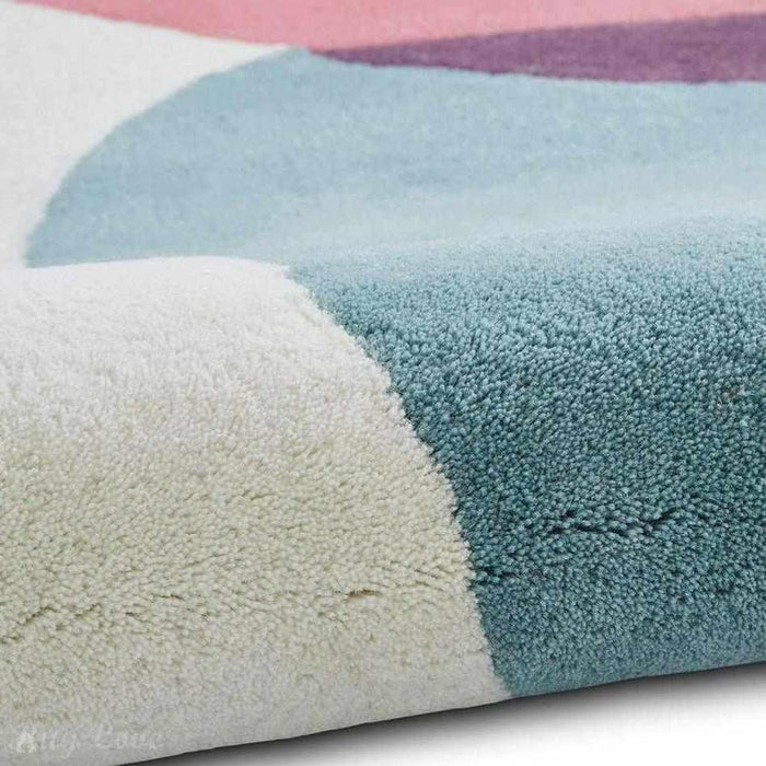 Inaluxe Modern Abstract Designer Wool Transmission IX12 Multicolour Rug