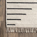 Indie Ivory Tasseled Area Rug 150x240 cm