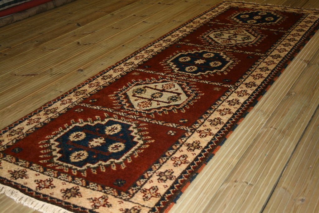 Indo-Kazak Indo Kazak Runner Rug