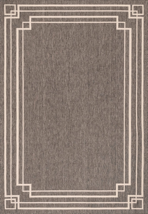Indoor Outdoor Area Rug Grey 120x180 cm Transition Style