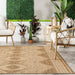 Indoor Outdoor Flatweave Matto 150x240 cm Vaaleanruskea