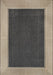 Indoor Outdoor Flatweave Rug Dark Grey Striped Design 150x240 cm