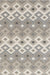 Indoor Outdoor Grey Geometric Area Rug 160x230 cm
