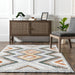 Irena Light Grey Zig Zag Area Rug 160x230 cm
