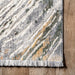 Iridescent Brush Strokes Area Rug Light Grey 160 x 230 cm