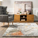 Iridescent Brush Strokes Area Rug Light Grey 160 x 230 cm