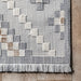Iridescent Diamond Area Rug Light Grey 160x230 cm