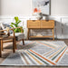 Iridescent Light Grey Area Rug 150x230 cm