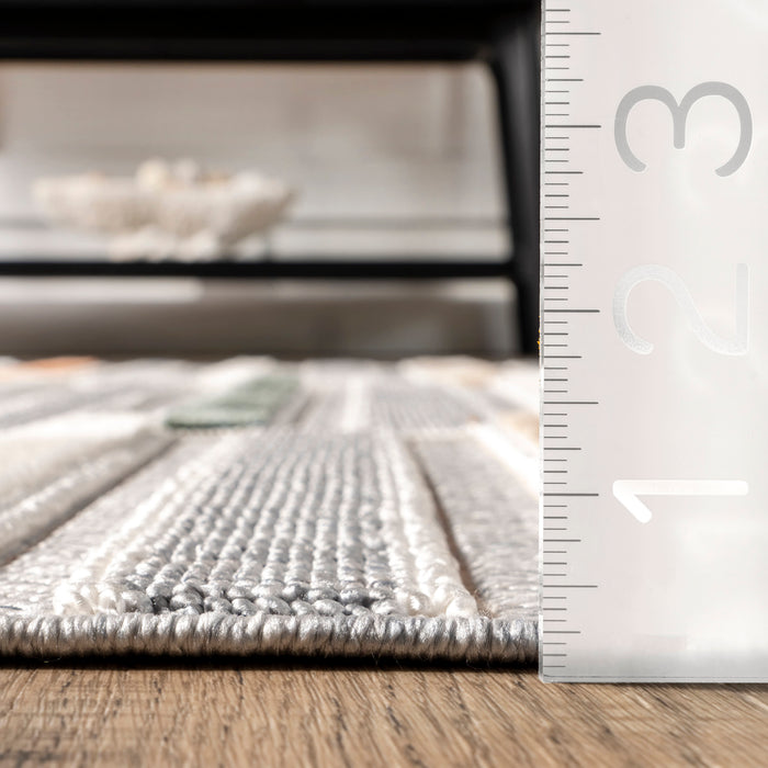 Iridescent Light Grey Area Rug 160x230 cm