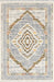 Iridescent Light Grey Crosshatch Area Rug 160x230 cm