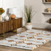 Iridescent Links Area Rug 150x230 cm Light Grey