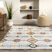 Iridescent Links Area Rug 150x230 cm Light Grey