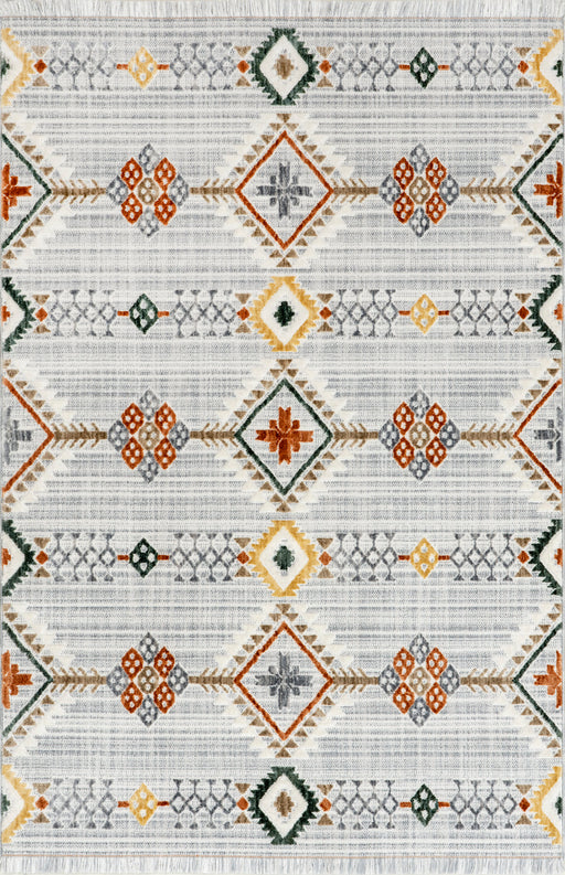 Iridescent Links Area Rug 150x230 cm Light Grey