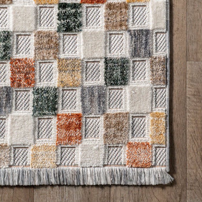 Iridescent Stripes Area Rug Light Grey 150x240 cm