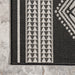 Iris Black Flatweave Rug For Indoor Outdoor Use 150x240 cm