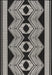 Iris Black Flatweave Rug For Indoor Outdoor Use 150x240 cm