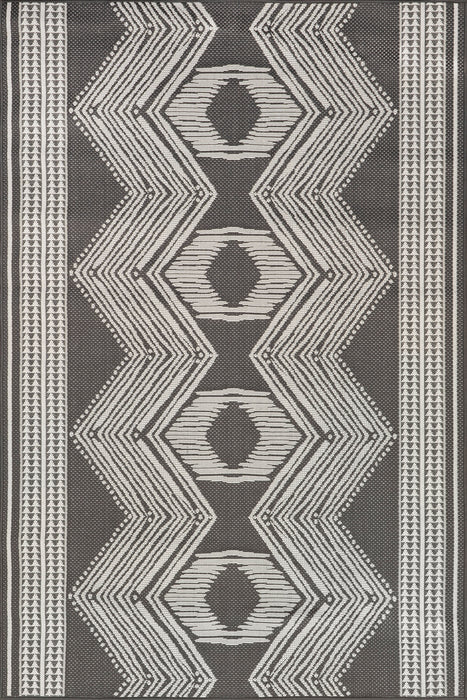 Iris Indoor Outdoor Flatweave Rug 120x180 cm Slate