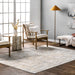 Isabella Gold Crosshatch Area Rug 160x230 cm