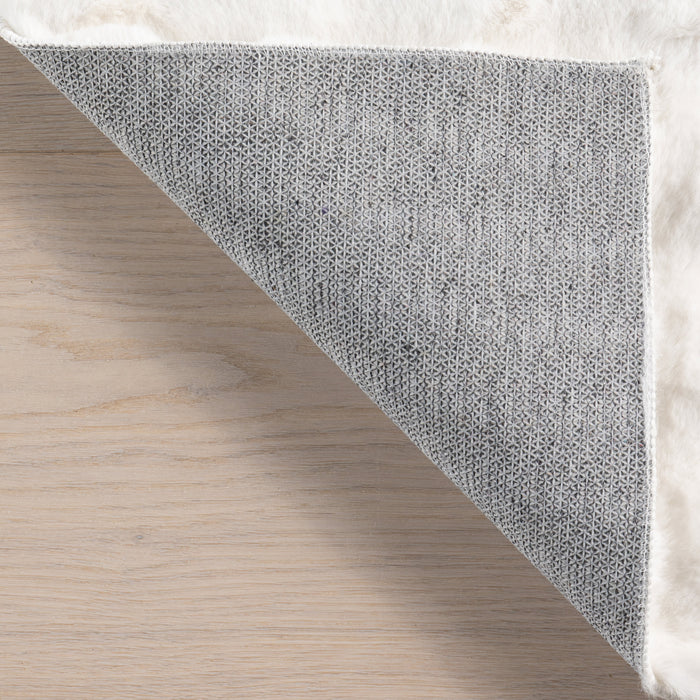 Ivana Washable Plush Cloud Area Rug 130x190 cm Off White