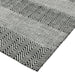 Ives Modern Geometric Chevron Zigzag Hand-Woven Jute&Cotton Durable Textured Soft-Touch Flatweave Grey Rug