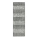 Ives Modern Geometric Chevron Zigzag Hand-Woven Jute&Cotton Durable Textured Soft-Touch Flatweave Grey Rug