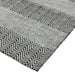 Ives Modern Geometric Chevron Zigzag Hand-Woven Jute&Cotton Durable Textured Soft-Touch Flatweave Grey Runner