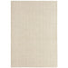 Ives Modern Geometric Chevron Zigzag Hand-Woven Jute&Cotton Durable Textured Soft-Touch Flatweave Natural Rug