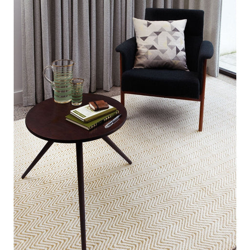 Ives Modern Geometric Chevron Zigzag Hand-Woven Jute&Cotton Durable Textured Soft-Touch Flatweave Natural Rug