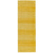 Ives Modern Geometric Chevron Zigzag Hand-Woven Jute&Cotton Durable Textured Soft-Touch Flatweave Yellow Runner