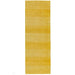 Ives Modern Geometric Chevron Zigzag Hand-Woven Jute&Cotton Durable Textured Soft-Touch Flatweave Yellow Runner