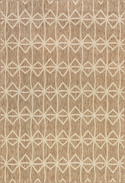 Ivied Trellis Flatweave Area -matto 150x240 cm Ruskea