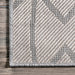 Ivied Trellis Flatweave Rug 152 cm Light Grey