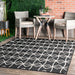 Ivied Trellis Flatweave Rug for Indoor and Outdoor Use