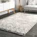 Ivory Aztec Diamond Chevron Tassel Area Rug 150x240 cm