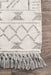 Ivory Aztec Diamond Chevron Tassel Area Rug 150x240 cm