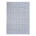 Tappeto jacquard in lana blu avorio per Homemoderna s