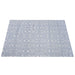 Tappeto jacquard in lana blu avorio per Homemoderna s