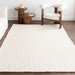 Ivory Chevron Area -matto 152 cm x 244 cm Home sisustukseen