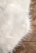 Ivory Faux Sheepskin Area Rug 60x90 cm