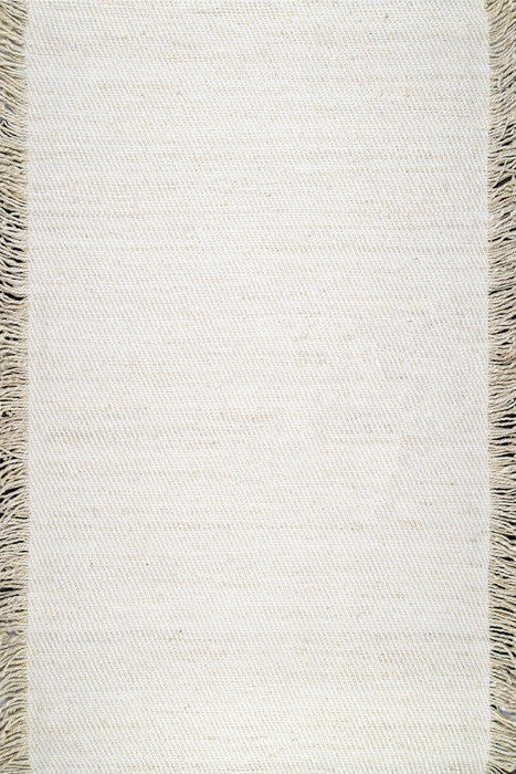 Ivory Flatweave Jute Cotton Area -matto 120x180 cm