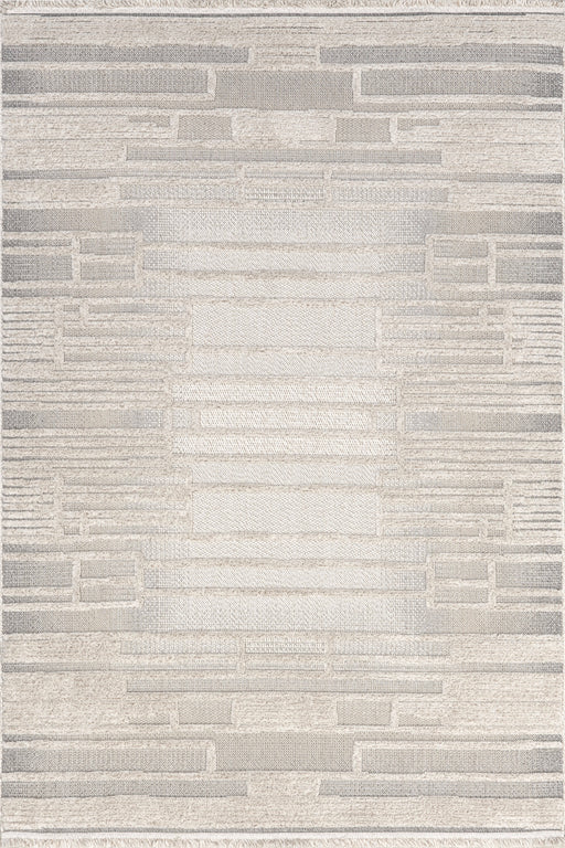 Ivory Geometric Block Area -matto 120x180 cm