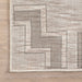 Ivory Geometric Washable Area Rug 160 Cm