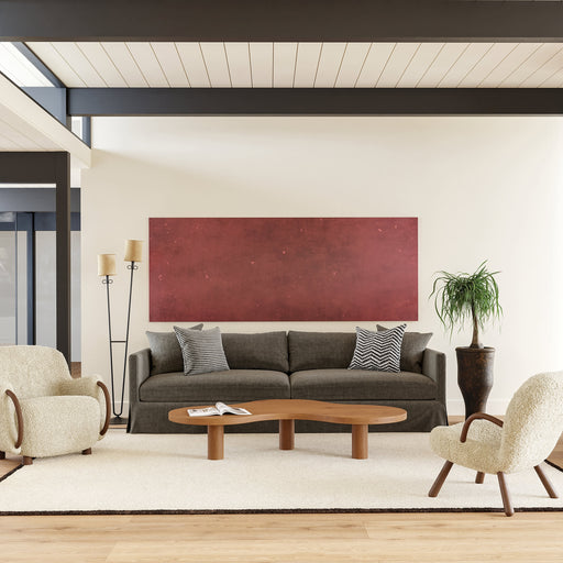 Ivory Hand-Tufted Wool Rug by Pierre