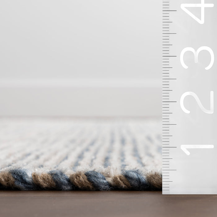 Ivory Handmade Abstract Area Rug 160x230 cm