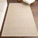 Ivory Handmade Checkered Area Rug 160x230 cm