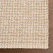 Ivory Handmade Checkered Area Rug 160x230 cm