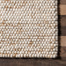 Ivory Handwoven Popcorn Textured Area Rug 140x200 cm